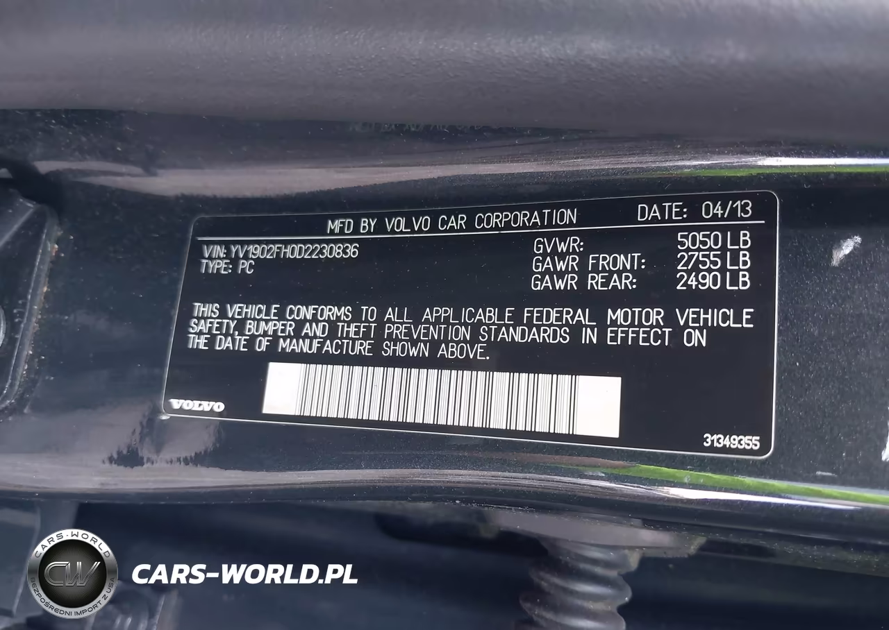 2013 Volvo S60 T6 VIN:YV1902FH0D2230836 - 9