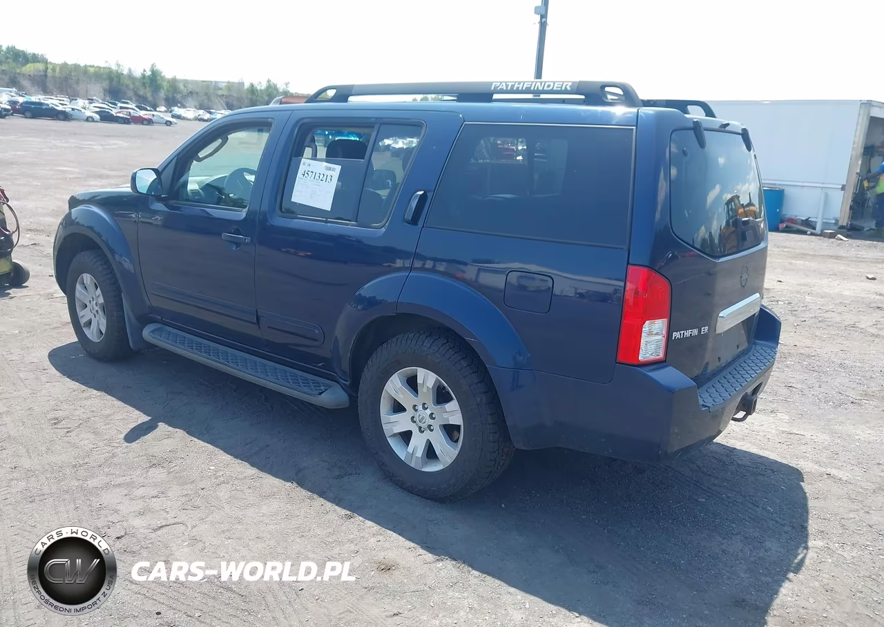 2007 Nissan Pathfinder Le VIN:5N1AR18W87C635612 - 3