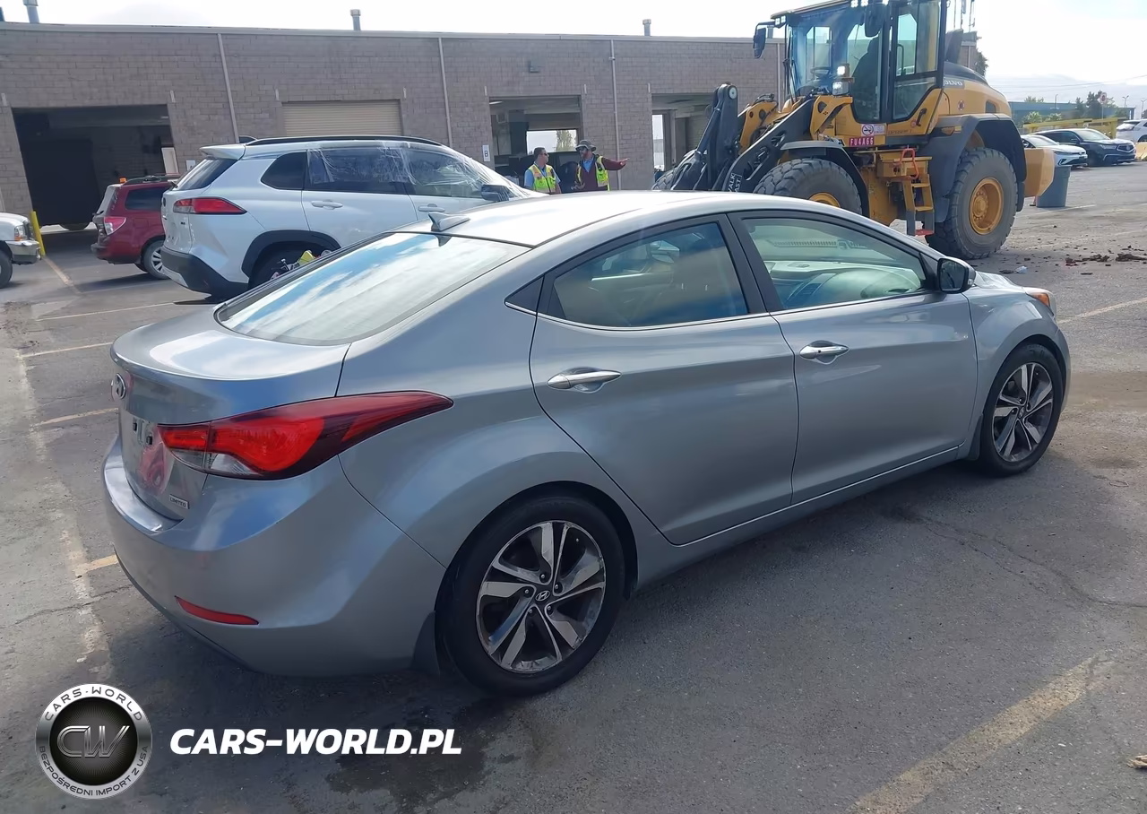 2015 Hyundai Elantra Limited VIN:5NPDH4AE7FH599180 - 4