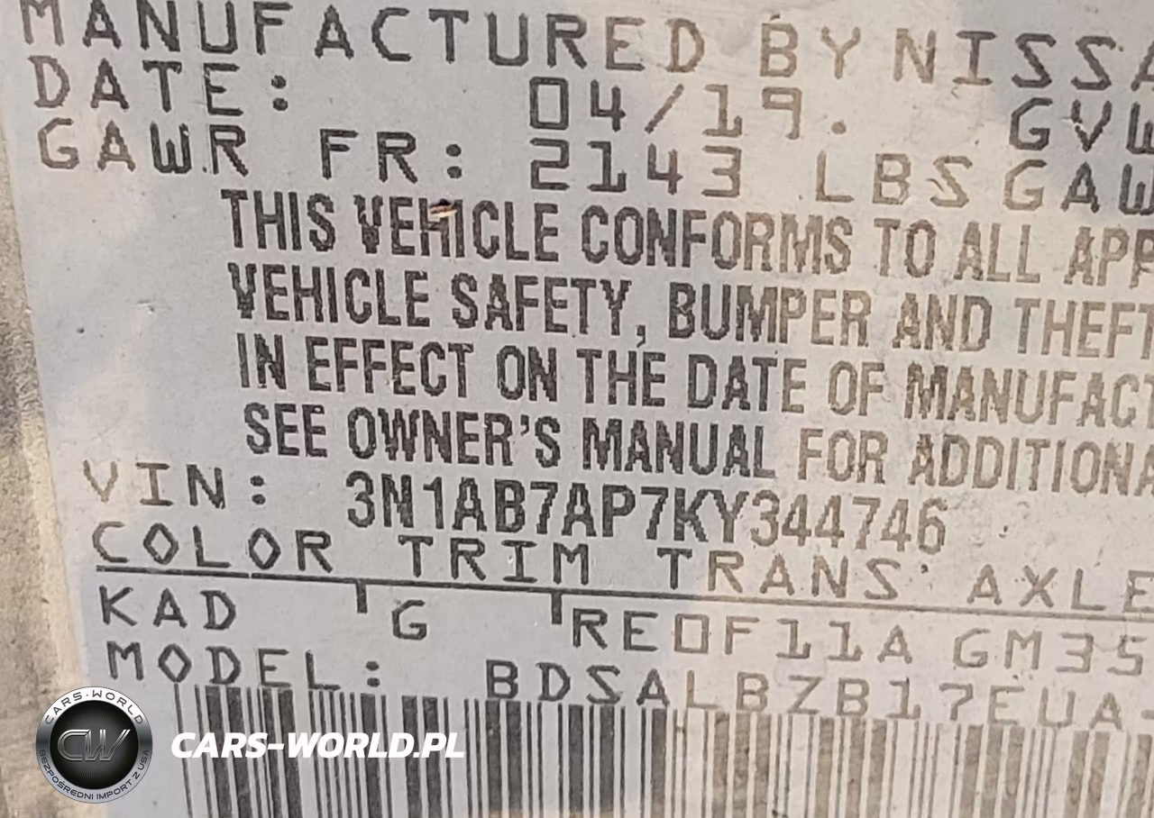 2019 Nissan Sentra S VIN:3N1AB7AP7KY344746 - 9