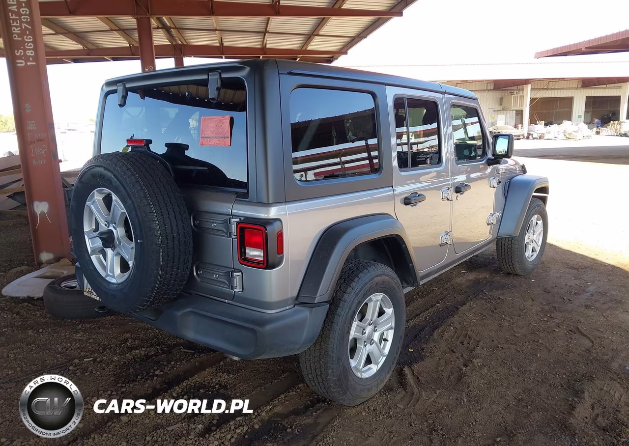 2019 Jeep Wrangler Unlimited Sport S 4X4 VIN:1C4HJXDNXKW617999 - 4