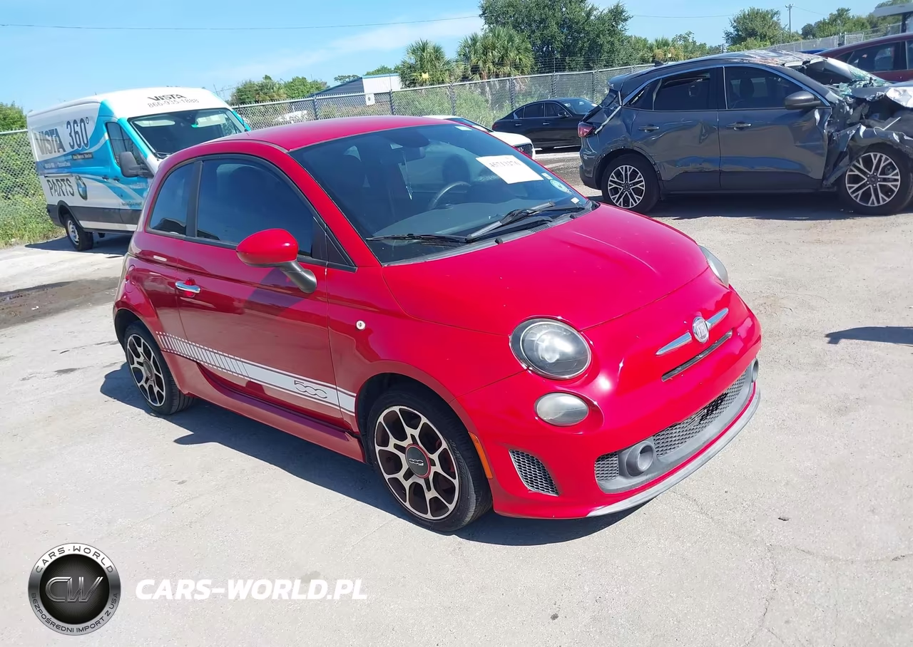 2015 Fiat 500 Turbo VIN:3C3CFFHH7FT568853 - 1
