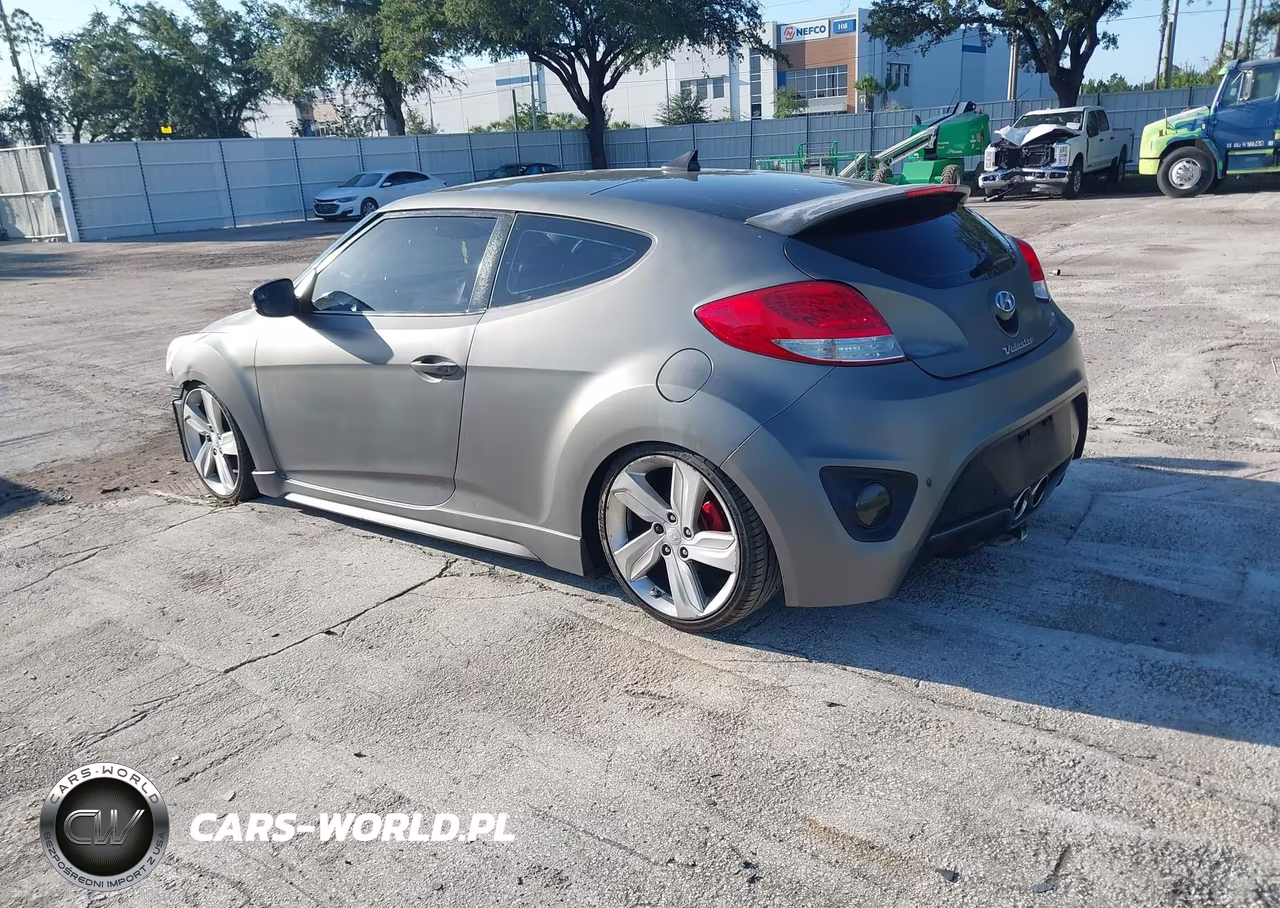 2015 Hyundai Veloster Turbo VIN:KMHTC6AE4FU226301 - 3