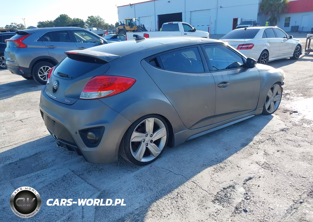 2015 Hyundai Veloster Turbo VIN:KMHTC6AE4FU226301 - 4