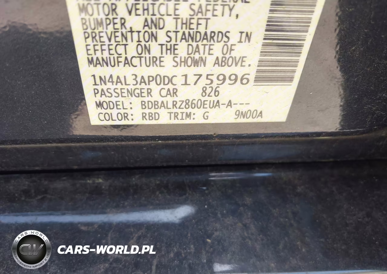 2013 Nissan Altima 2.5 S VIN:1N4AL3AP0DC175996 - 9