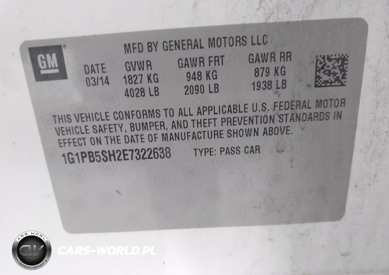 2014 Chevrolet Cruze Ls Manual VIN:1G1PB5SH2E7322638 - 9