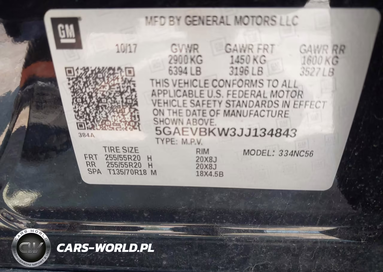 2018 Buick Enclave Premium VIN:5GAEVBKW3JJ134843 - 9