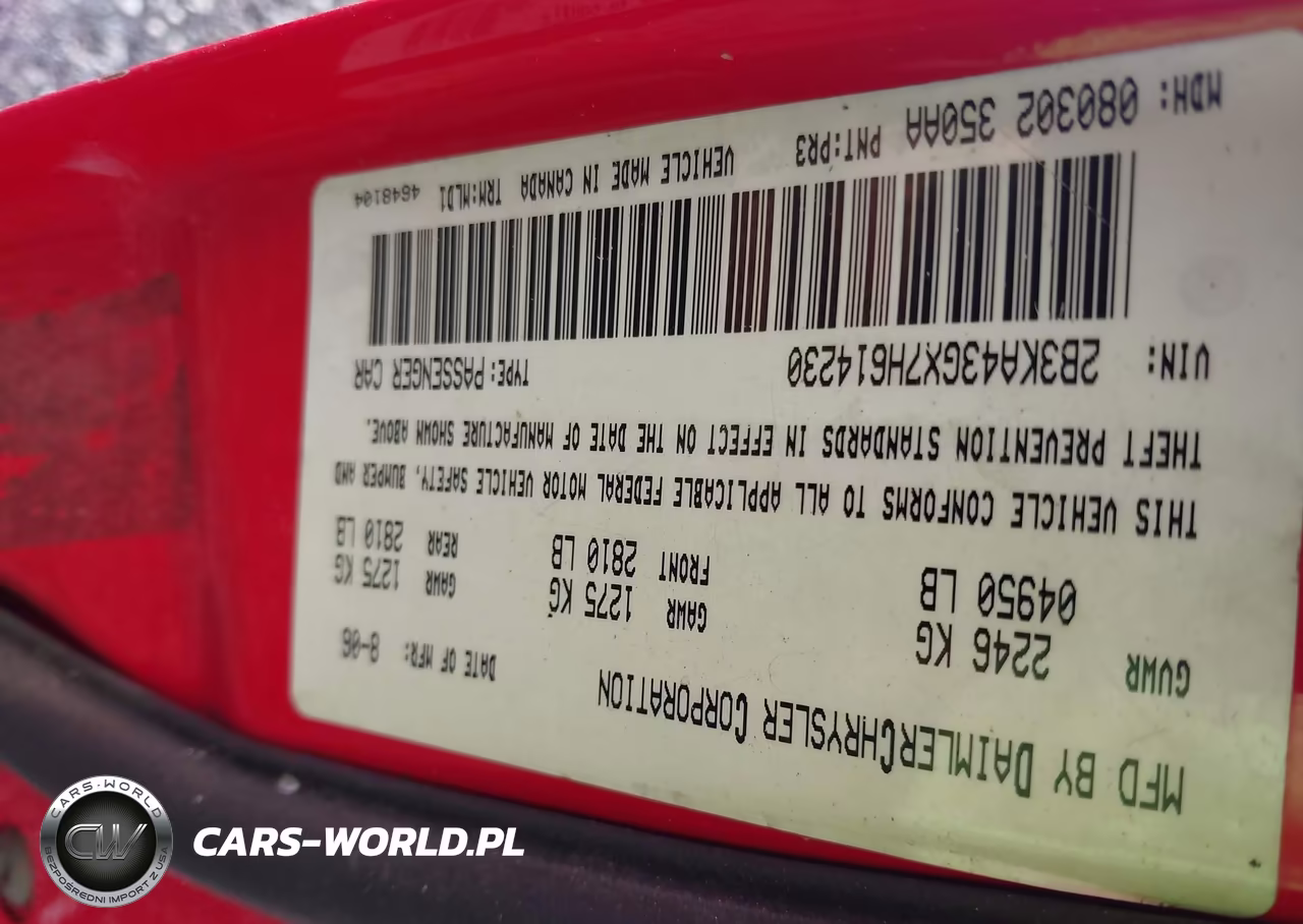 2007 Dodge Charger VIN:2B3KA43GX7H614230 - 9