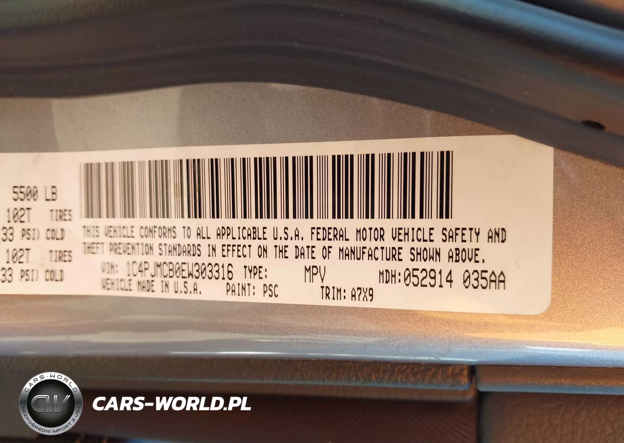 2014 Jeep Cherokee Latitude VIN:1C4PJMCB0EW303316 - 9