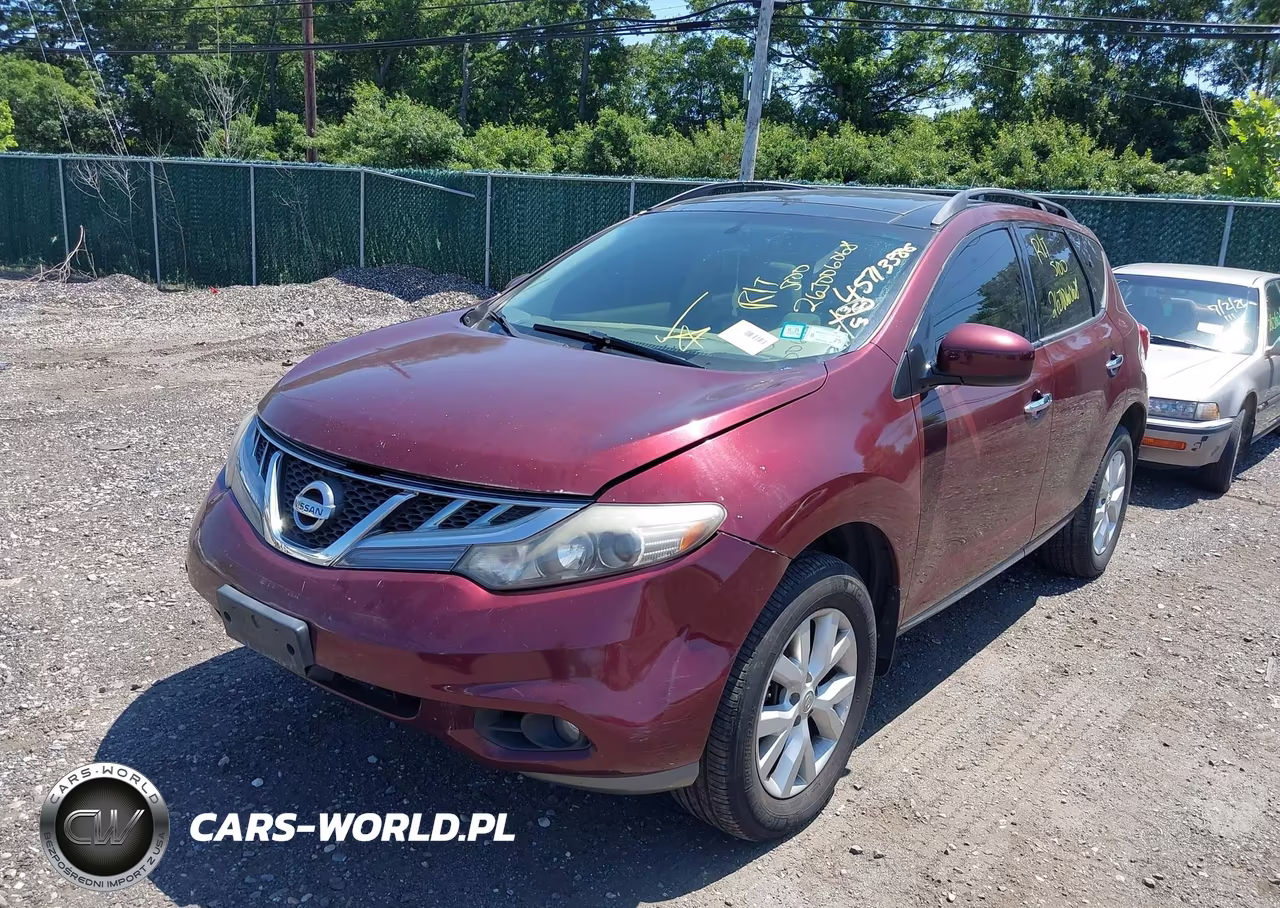 2011 Nissan Murano Sv VIN:JN8AZ1MW6BW152173 - 2