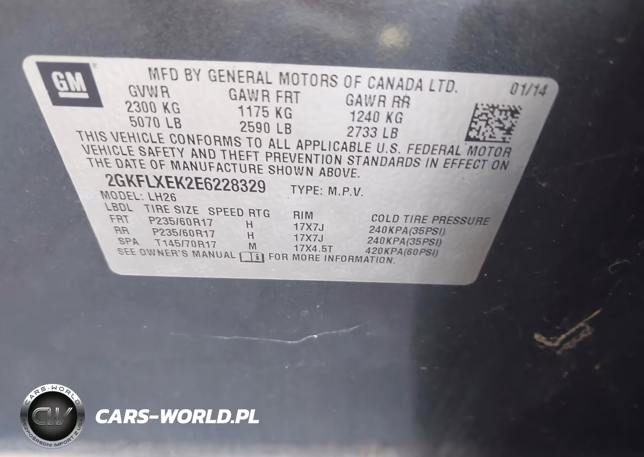 2014 GMC Terrain Slt-1 VIN:2GKFLXEK2E6228329 - 9