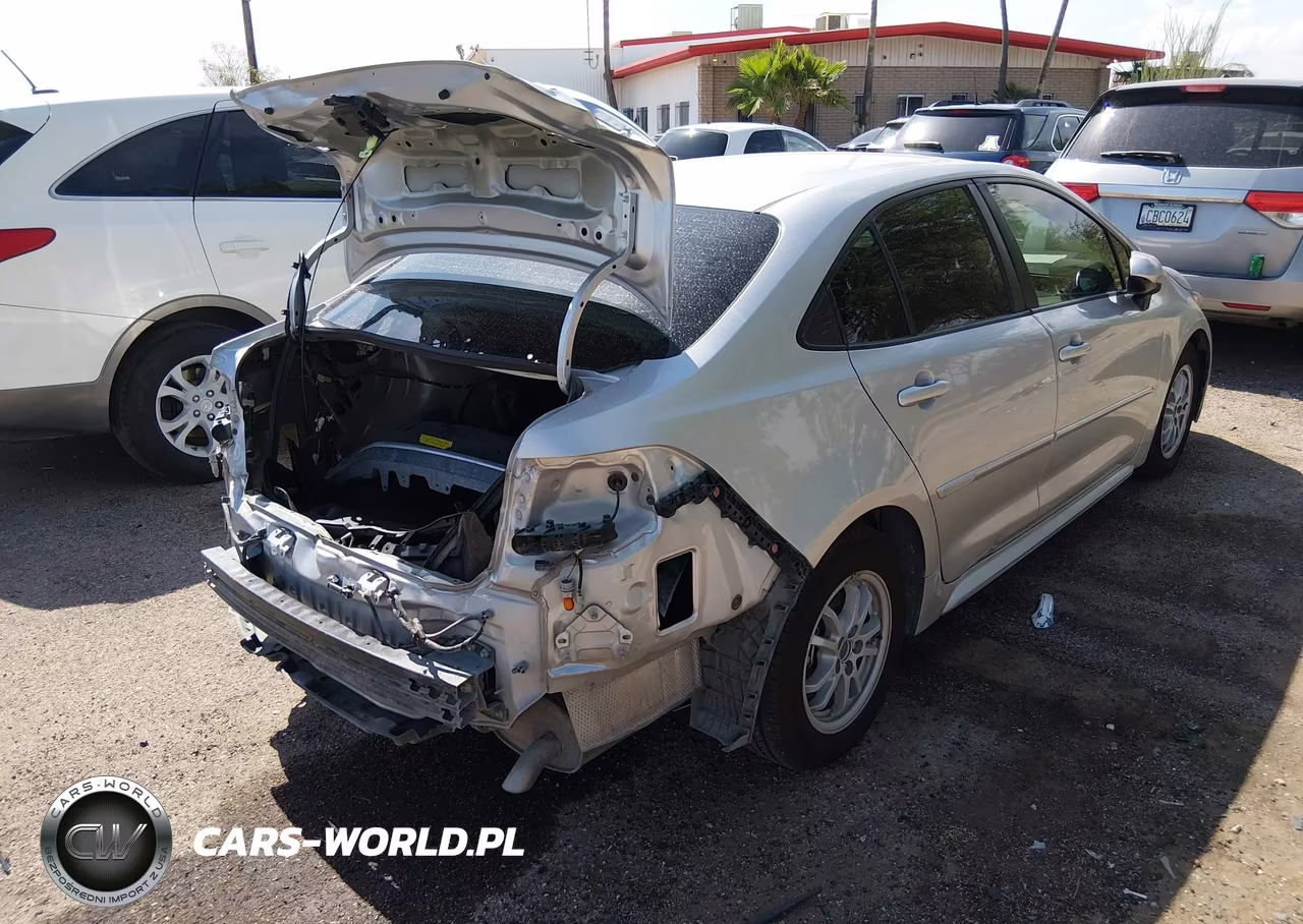 2021 Toyota Corolla Hybrid Le VIN:JTDEAMDE8MJ005172 - 4
