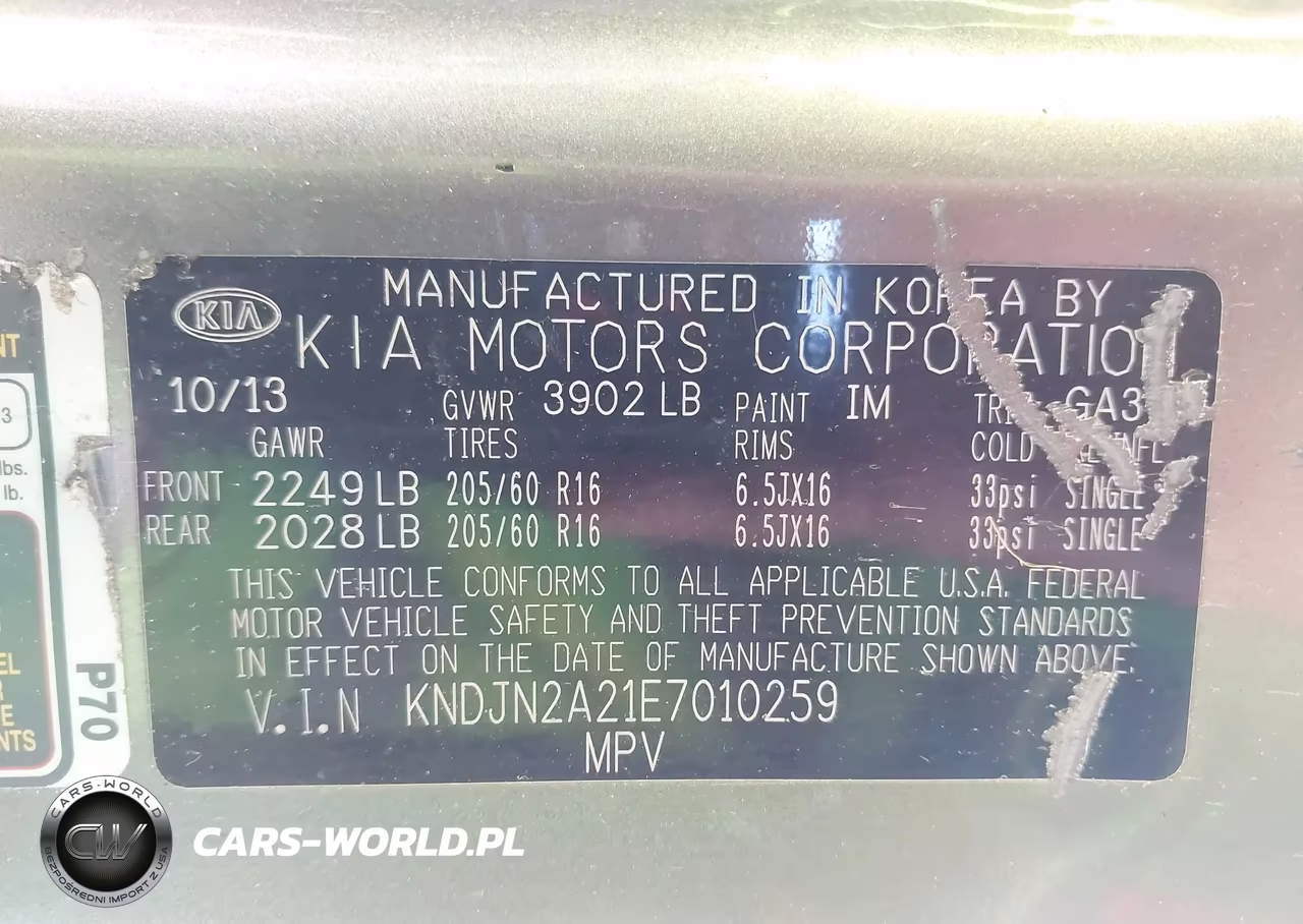 2014 Kia Soul VIN:KNDJN2A21E7010259 - 9