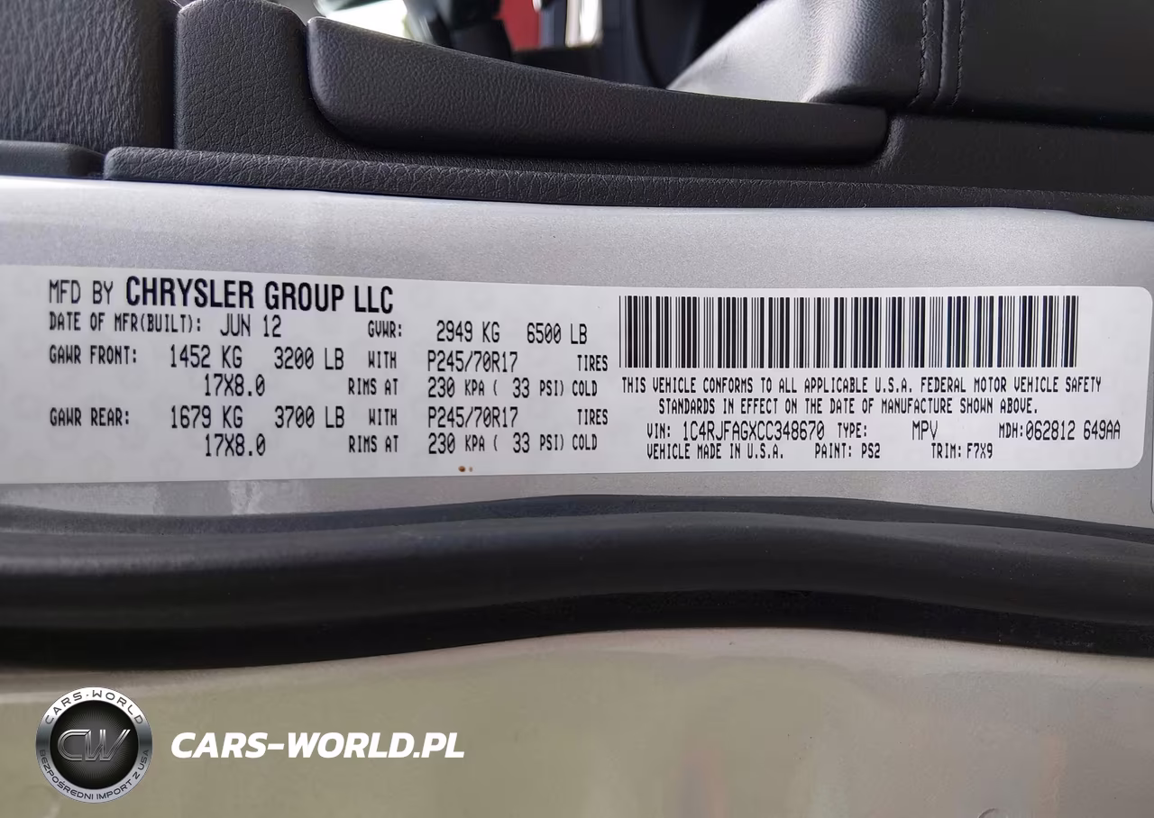 2012 Jeep Grand Cherokee Laredo VIN:1C4RJFAGXCC348670 - 9
