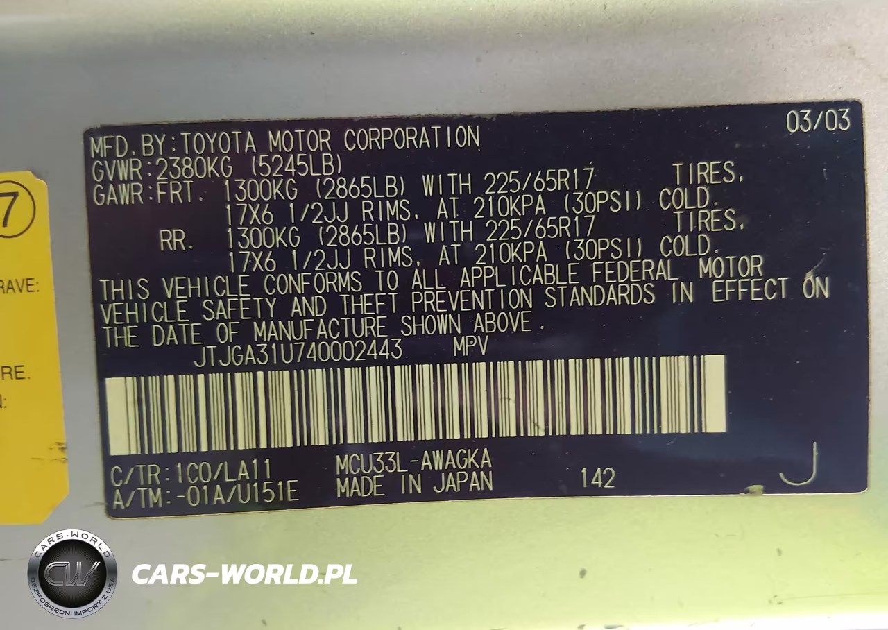 2004 Lexus Rx 330 VIN:JTJGA31U740002443 - 9