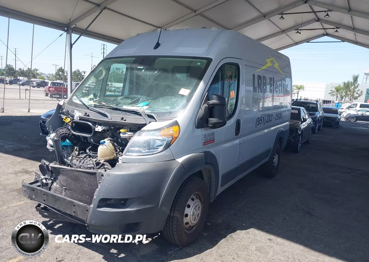 2022 Ram Promaster 1500 High Roof 136 Wb VIN:3C6LRVBG6NE102161 - 2