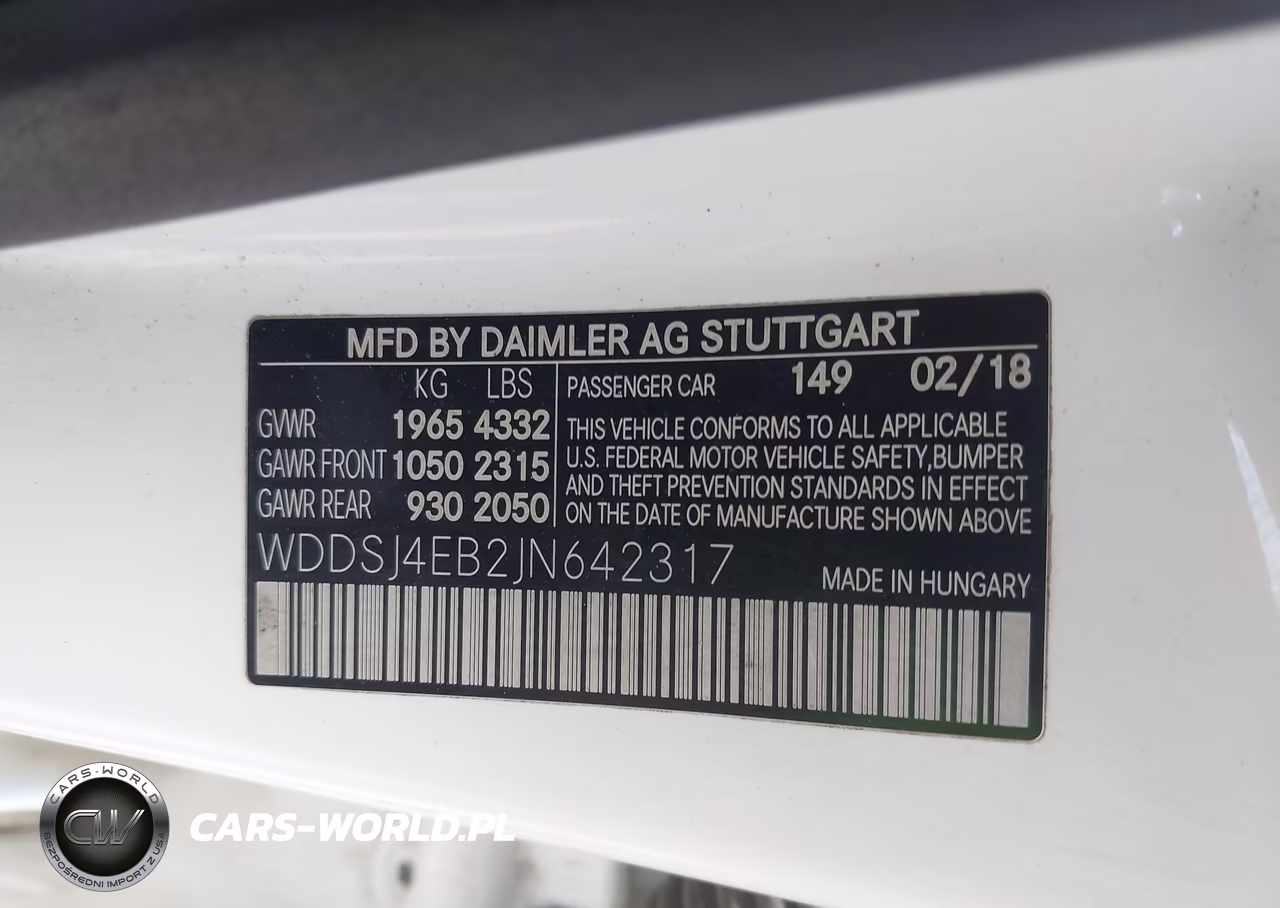 2018 Mercedes-Benz Cla 250 VIN:WDDSJ4EB2JN642317 - 9