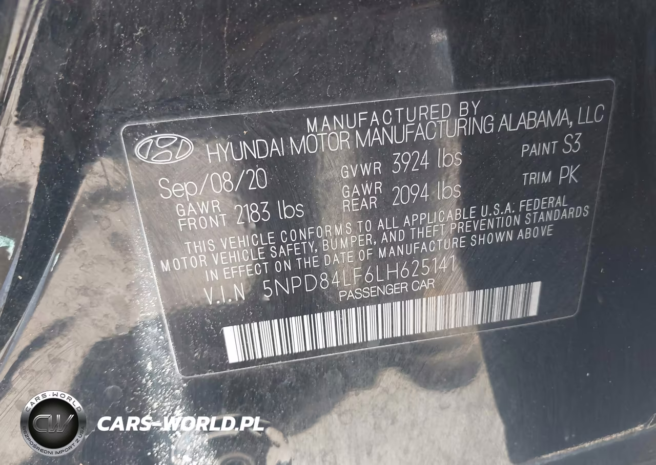 2020 Hyundai Elantra Sel VIN:5NPD84LF6LH625141 - 9
