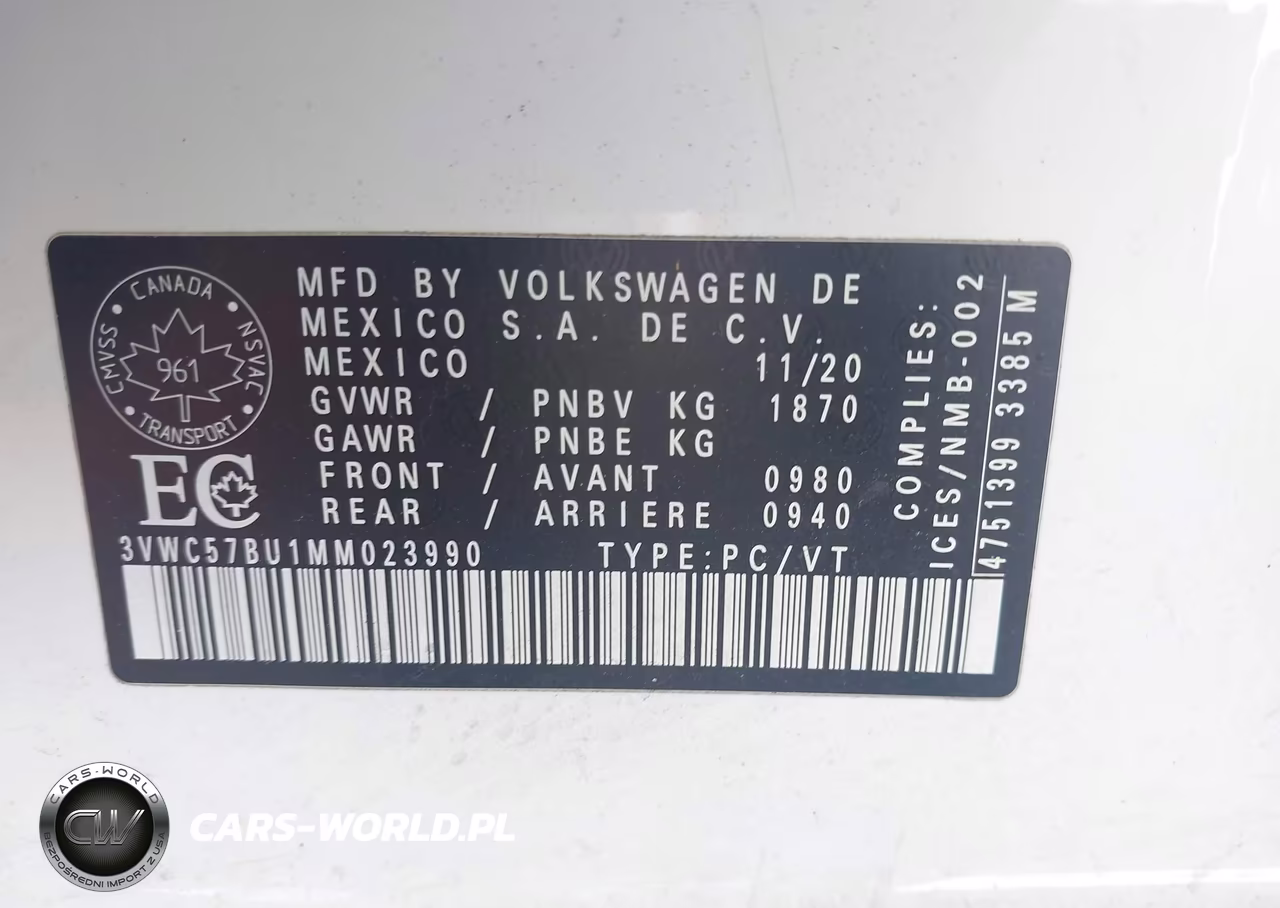 2021 Volkswagen Jetta 1.4T R-Line-1.4T S-1.4T Se VIN:3VWC57BU1MM023990 - 9