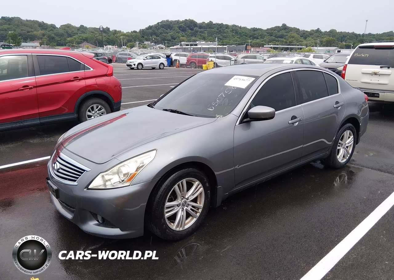 2011 Infiniti G25X VIN:JN1DV6AR2BM650756 - 2