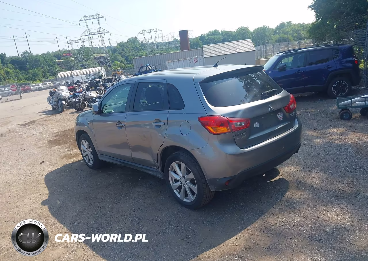 2013 Mitsubishi Outlander Sport Es VIN:4A4AP3AUXDE022172 - 3