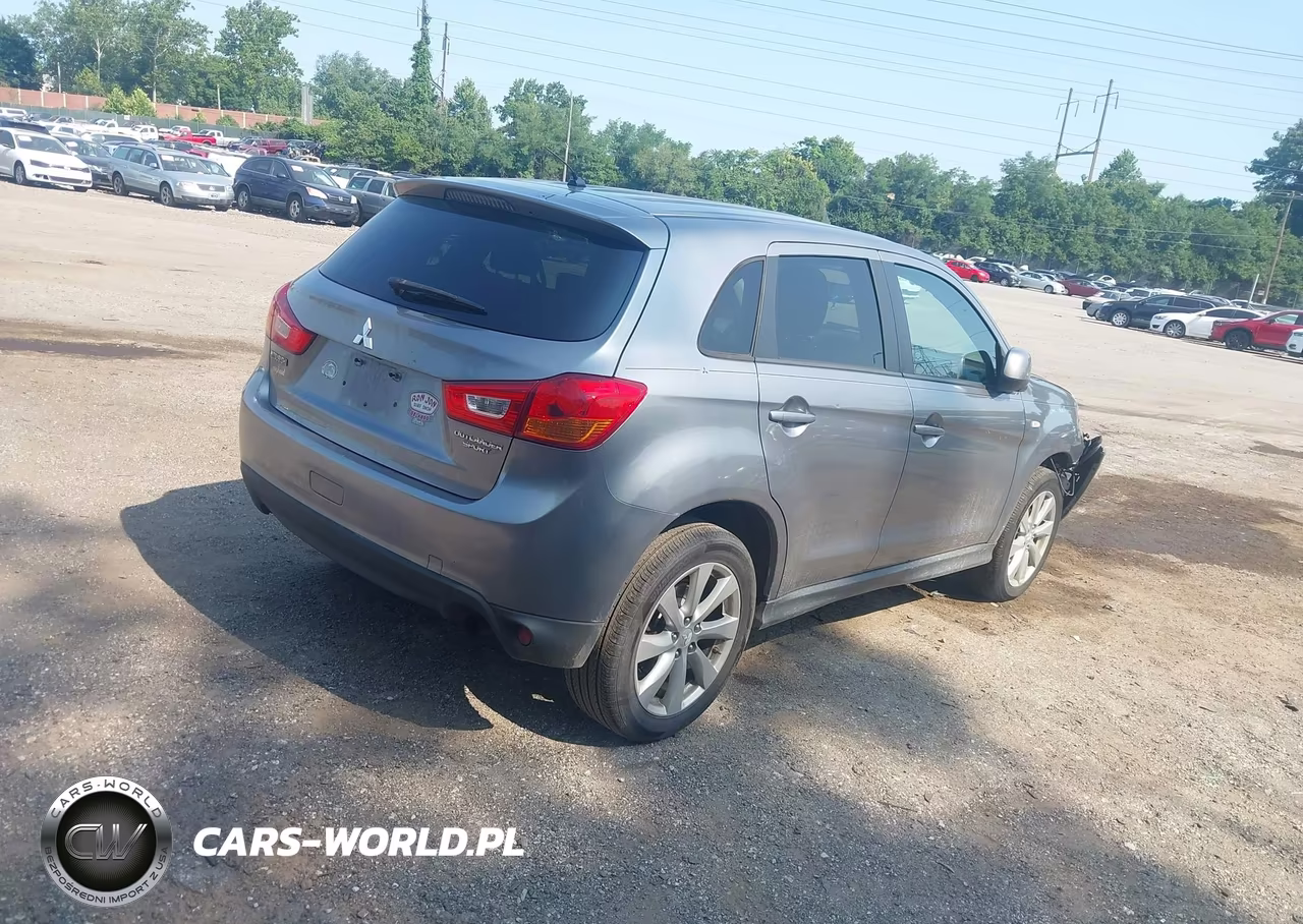 2013 Mitsubishi Outlander Sport Es VIN:4A4AP3AUXDE022172 - 4