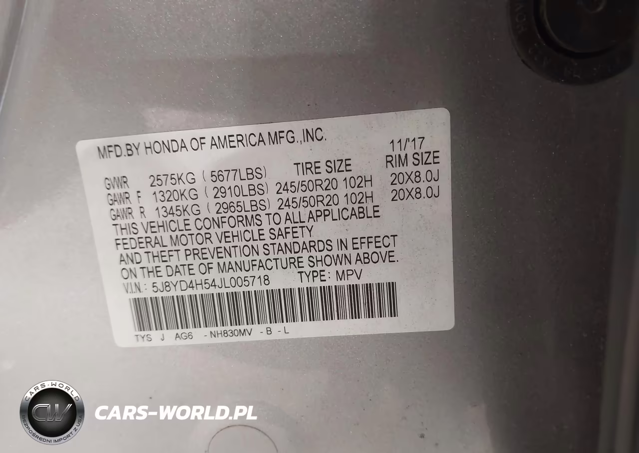 2018 Acura Mdx Technology Package Acurawatch Plus Pkg VIN:5J8YD4H54JL005718 - 9