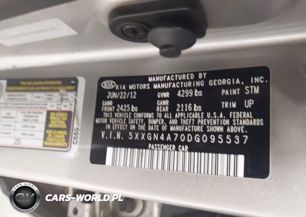 2013 Kia Optima Ex VIN:5XXGN4A70DG095537 - 9