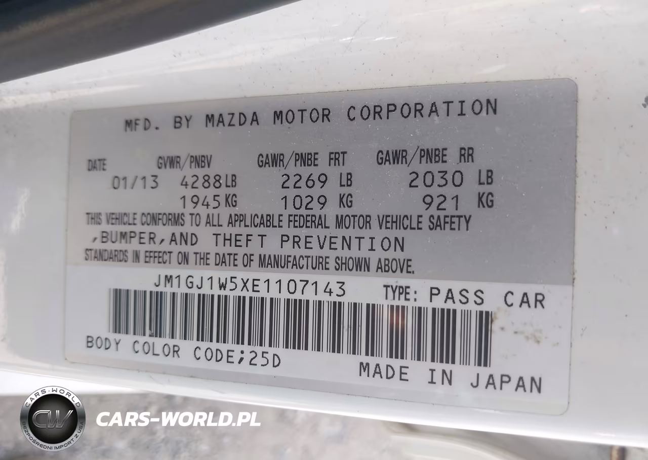 2014 Mazda Mazda6 I Grand Touring VIN:JM1GJ1W5XE1107143 - 9