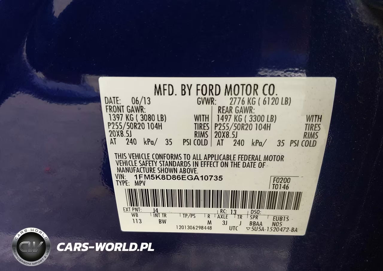 2014 Ford Explorer Xlt VIN:1FM5K8D86EGA10735 - 9