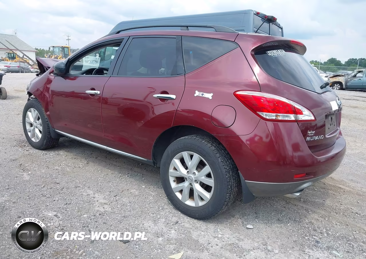 2011 Nissan Murano Sv VIN:JN8AZ1MW0BW172239 - 3