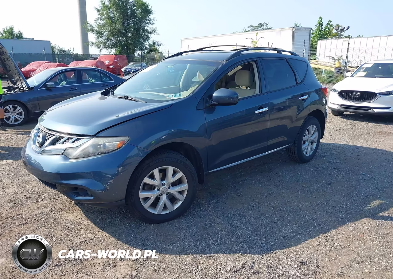 2014 Nissan Murano Sv VIN:JN8AZ1MW7EW519070 - 2