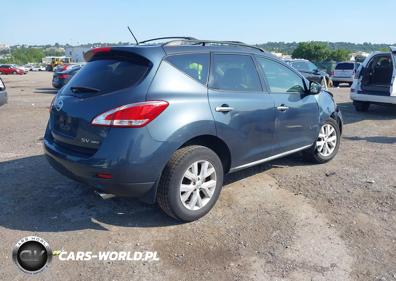 2014 Nissan Murano Sv VIN:JN8AZ1MW7EW519070 - 4