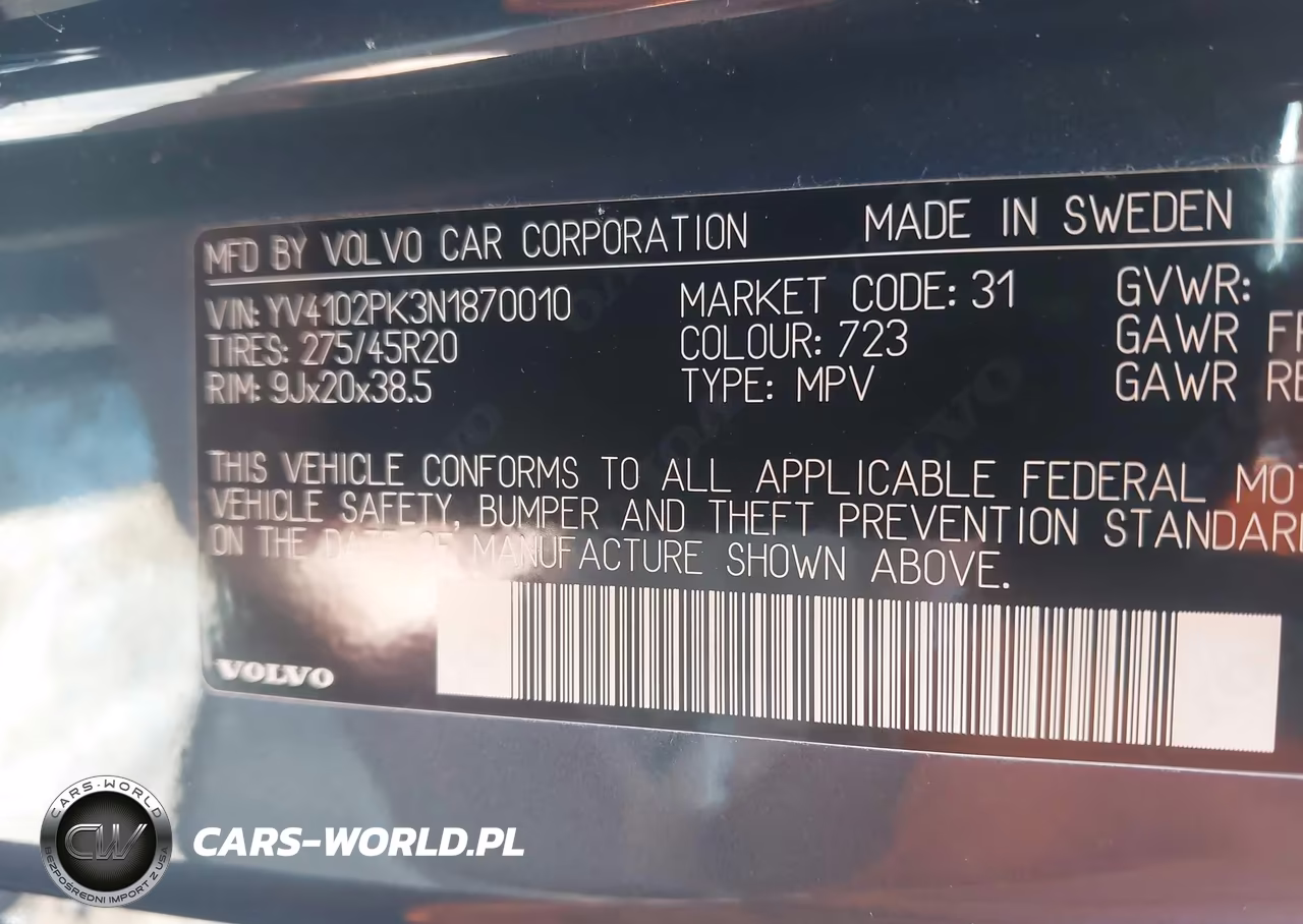 2022 Volvo Xc90 T5 Momentum 7 Passenger VIN:YV4102PK3N1870010 - 9