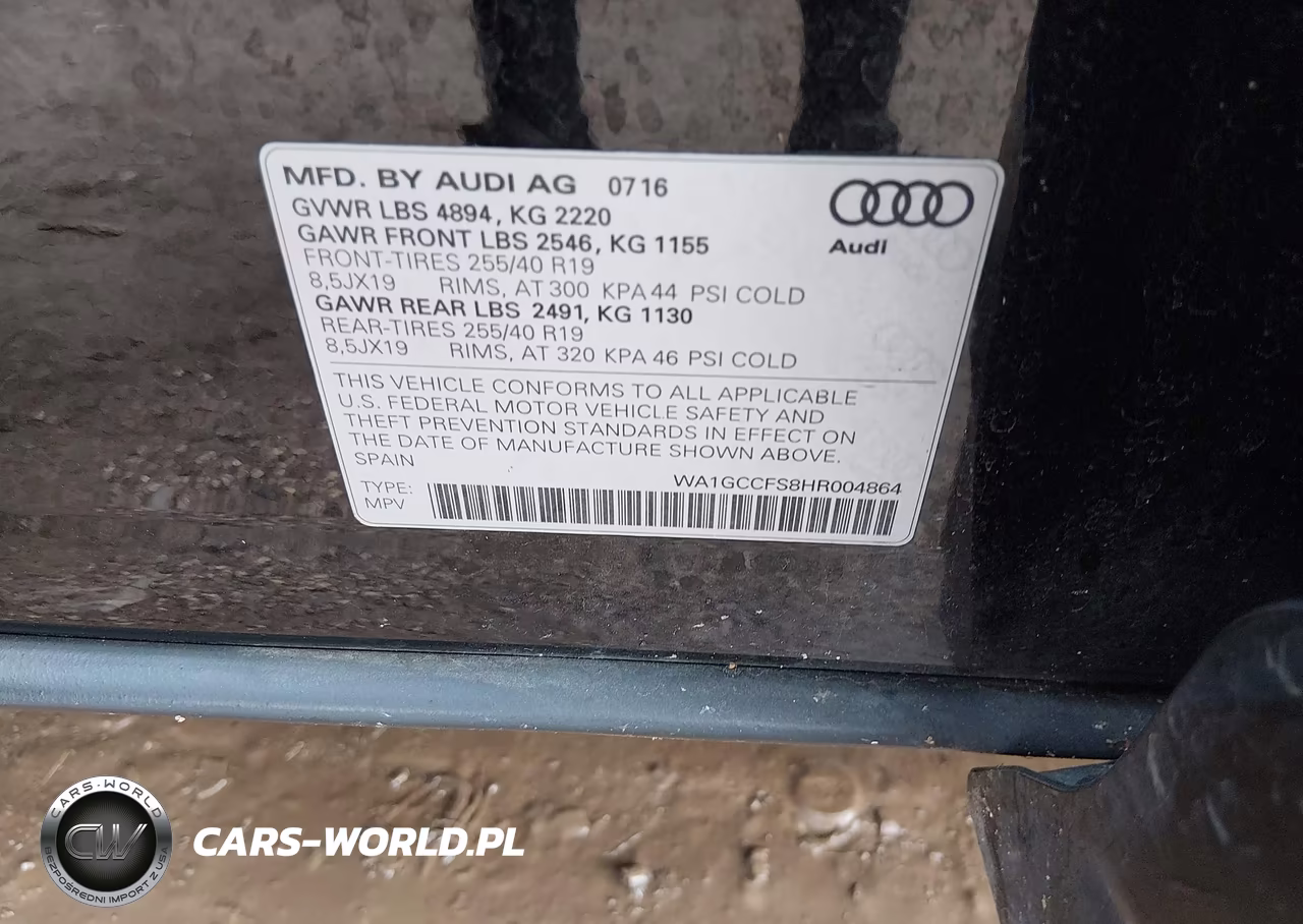 2017 Audi Q3 2.0T Premium VIN:WA1GCCFS8HR004864 - 9