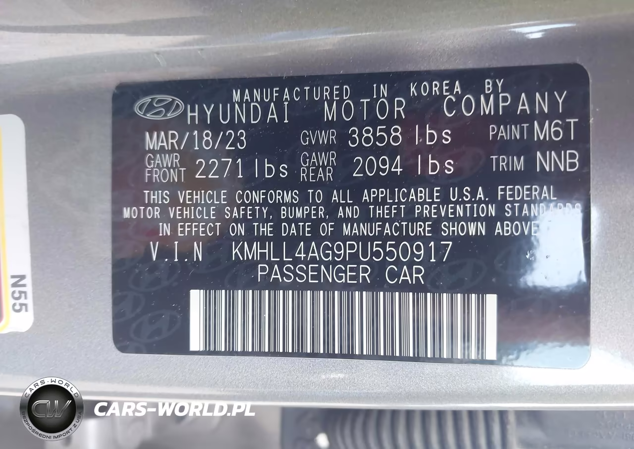 2023 Hyundai Elantra Se VIN:KMHLL4AG9PU550917 - 9