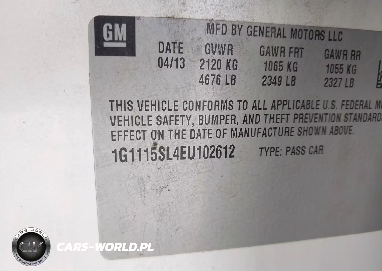 2014 Chevrolet Impala 1Lt VIN:1G1115SL4EU102612 - 9