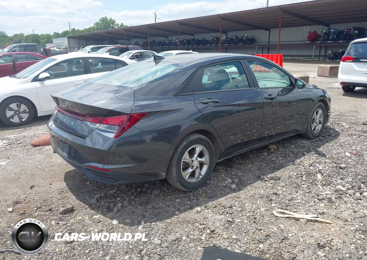 2021 Hyundai Elantra Se VIN:5NPLL4AG4MH049573 - 4