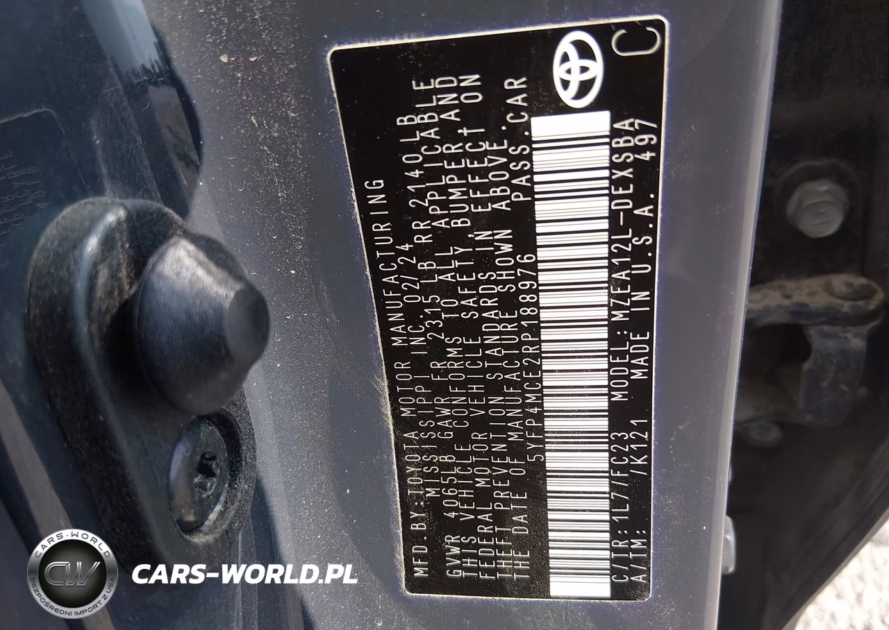 2024 Toyota Corolla Se VIN:5YFP4MCE2RP188976 - 9