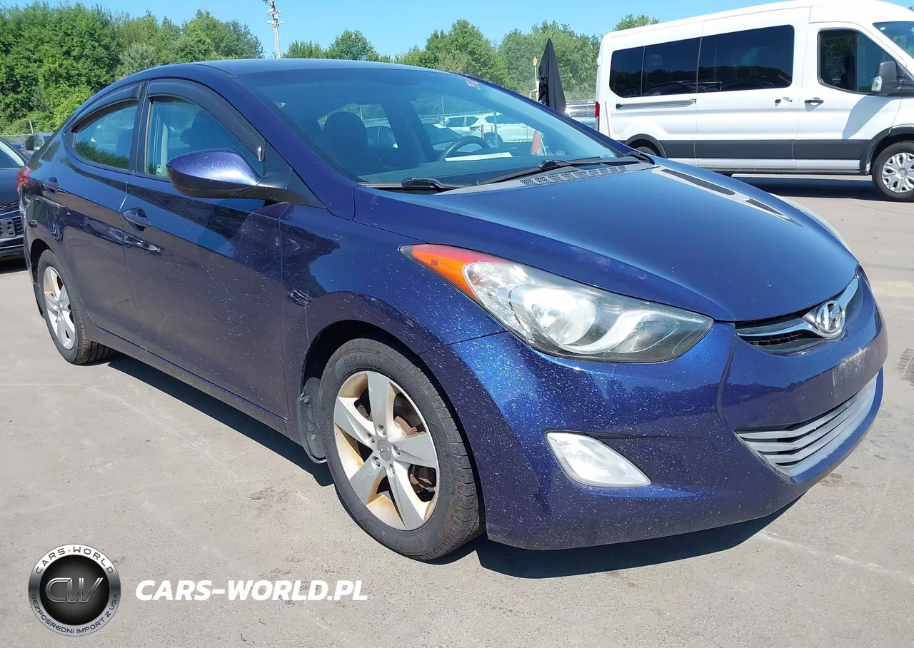 2013 Hyundai Elantra Gls VIN:5NPDH4AE7DH435537 - 1