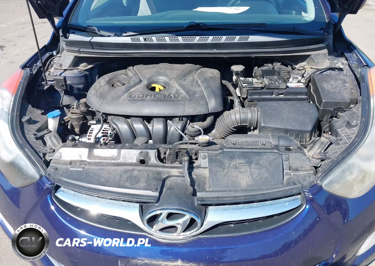 2013 Hyundai Elantra Gls VIN:5NPDH4AE7DH435537 - 10