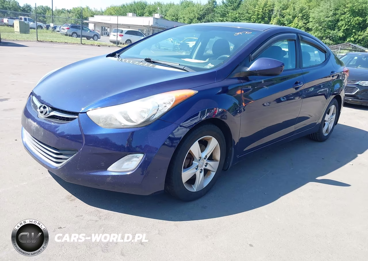 2013 Hyundai Elantra Gls VIN:5NPDH4AE7DH435537 - 2