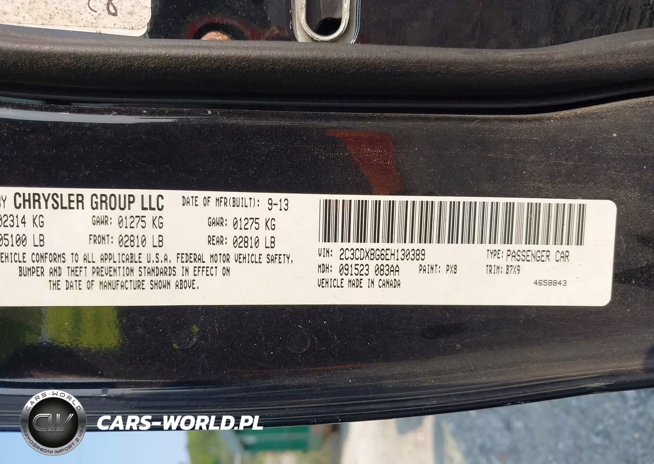 2014 Dodge Charger Se VIN:2C3CDXBG6EH130389 - 9