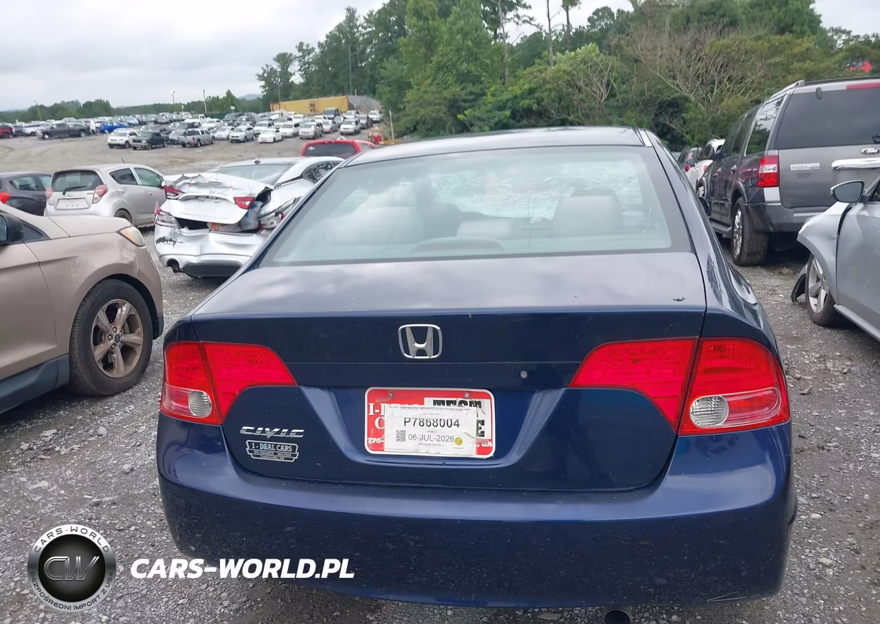 2007 Honda Civic Lx VIN:1HGFA15547L124493 - 16
