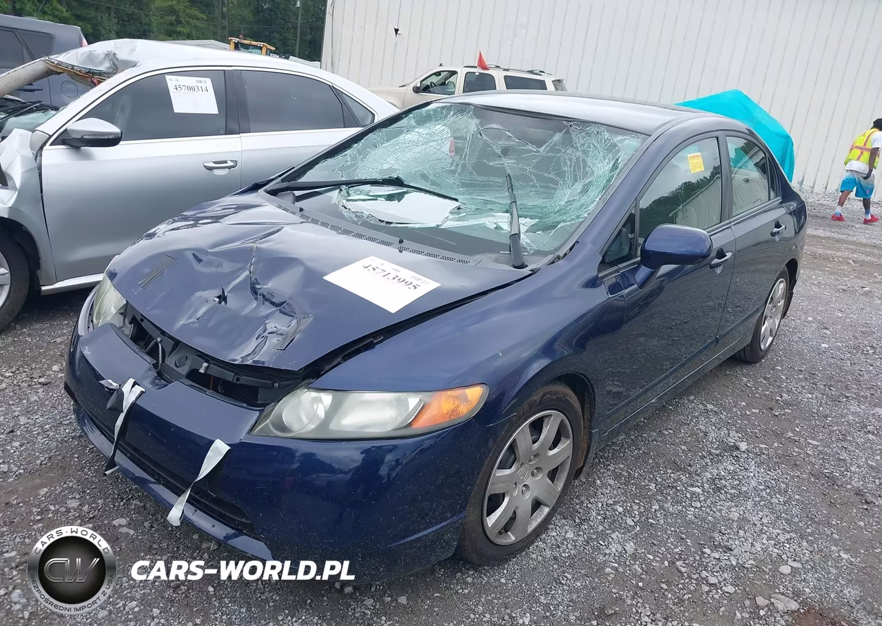 2007 Honda Civic Lx VIN:1HGFA15547L124493 - 2