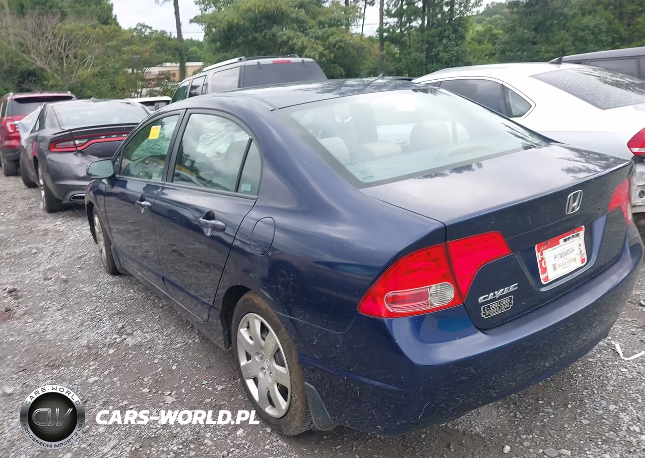 2007 Honda Civic Lx VIN:1HGFA15547L124493 - 3