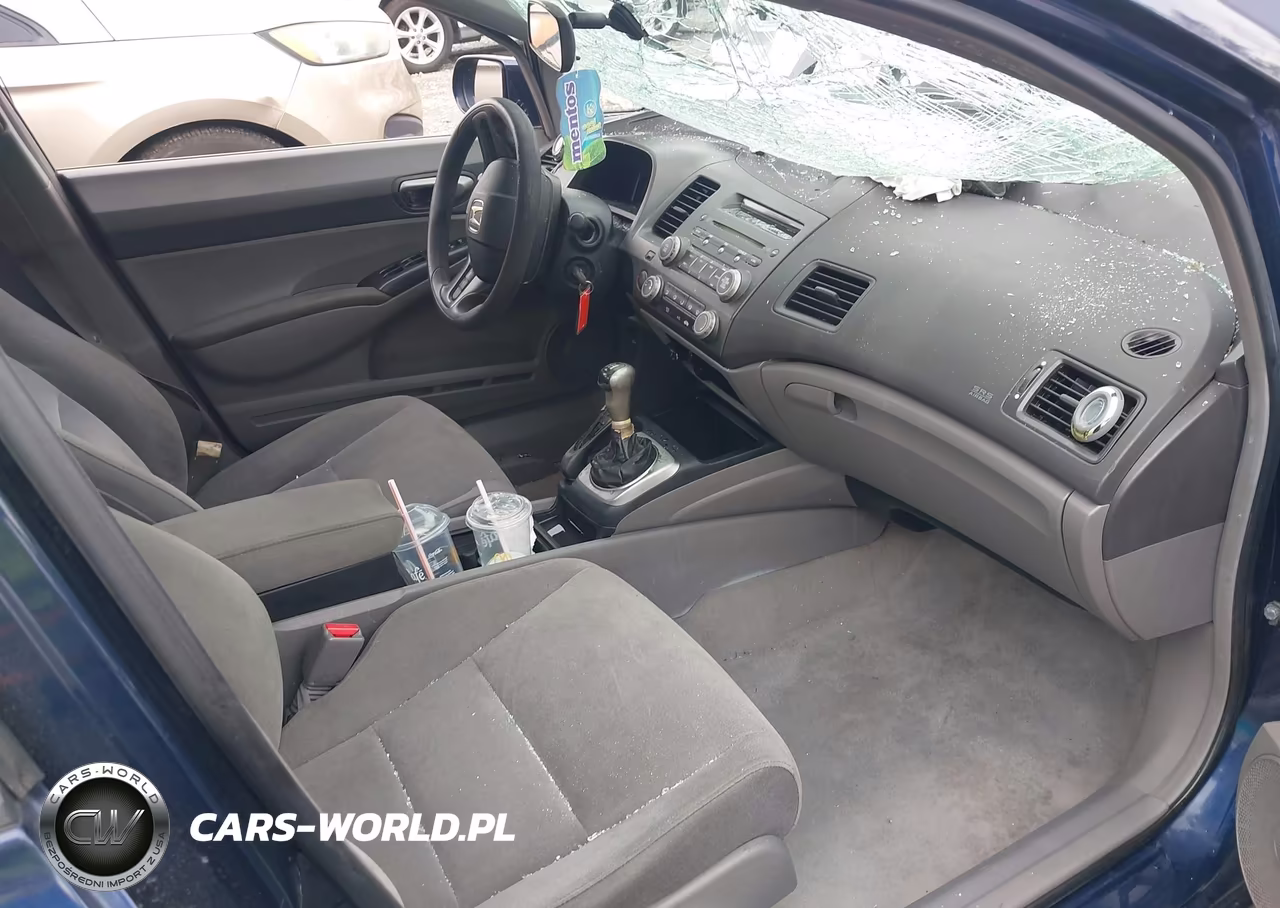 2007 Honda Civic Lx VIN:1HGFA15547L124493 - 5