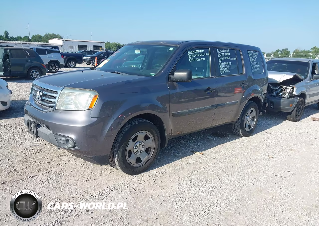 2014 Honda Pilot Lx VIN:5FNYF3H27EB007061 - 2