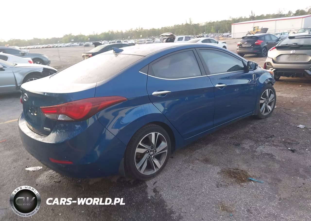 2015 Hyundai Elantra Limited VIN:KMHDH4AE2FU455912 - 4