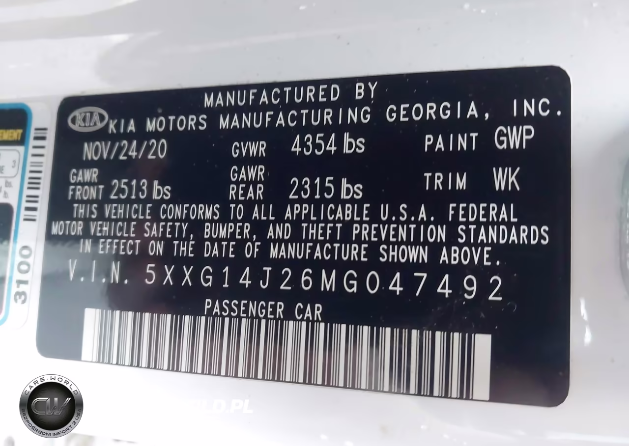 2021 Kia K5 Lxs VIN:5XXG14J26MG047492 - 9